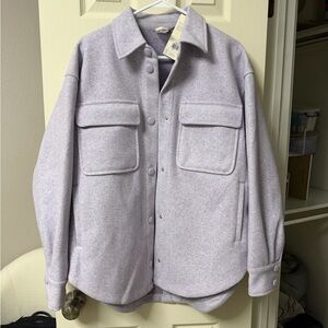 CALIA by Carrie Underwood Lavender Shirt Jacket